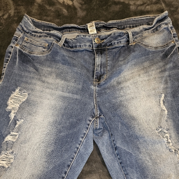 Maurices Denim - Stylish Blue Distressed Women Jeans Maurices 22
